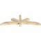 Ekena Millwork Alberta Rough Sawn Timber Gable Bracket, Douglas Fir, 72"W x 24"H x 4"D x 4"F, 8/12 Pitch GBW072X24X0404ALB00RDF - alternate 4